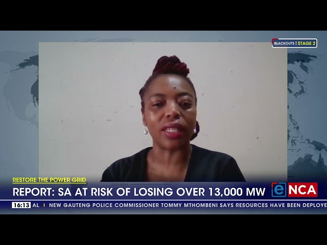 Restore the Power Grid | SA at risk of losing over 13 000 Megawatts