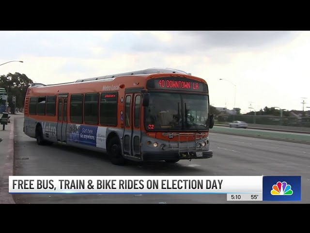 ⁣Free rides to the polls on Election Day