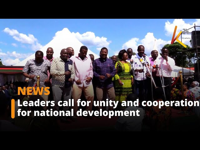 ⁣Leaders call for unity and cooperation post-elections for national development