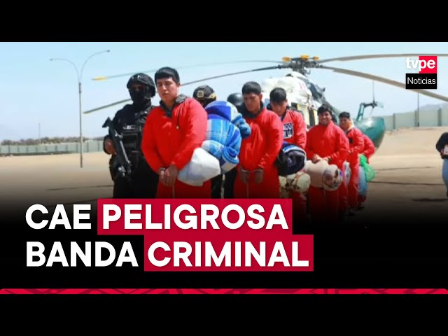 La Libertad: internan en penal a banda criminal vinculada a la minería ilegal y asesinato