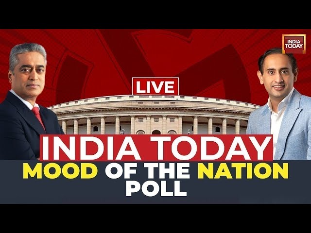 ⁣Mood Of The Nation LIVE With Rajdeep Sardesai & Rahul Kanwal | Lok Sabha Elections 2024 LIVE New
