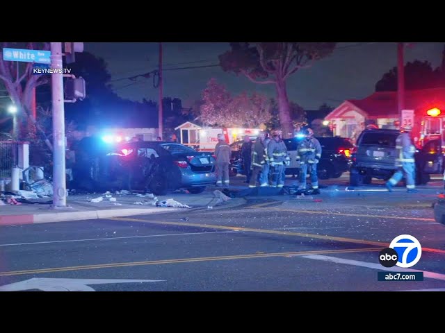 3 women killed in suspected DUI crash in Pomona