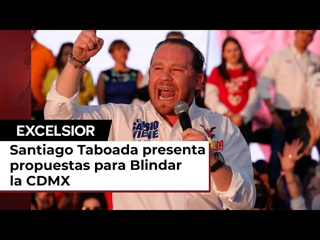 ⁣Taboada presenta 'Las Cinco de Taboada': Propuestas para Blindar la CDMX