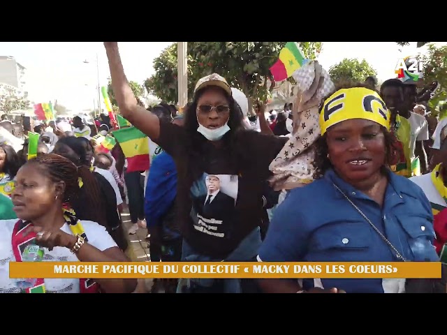 Marche pacifique du collectif "MACKY DANS LES COEURS"