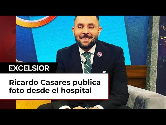 Ricardo Casares publica foto desde el hospital tras infarto y agradece muestras de cariño