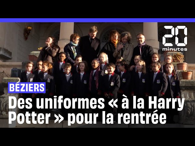 À Béziers, les élèves testent des uniformes « à la Harry Potter » pour la rentrée