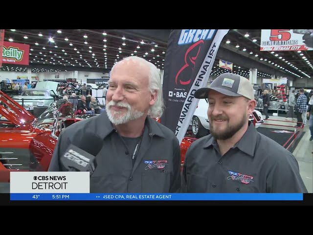 Father, son travel from Colorado to attend Detroit Autorama