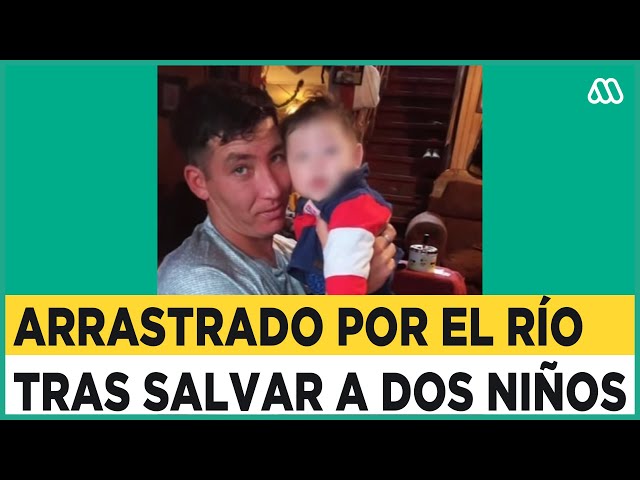 Hombre desaparece tras arriesgar su vida salvando a dos niños