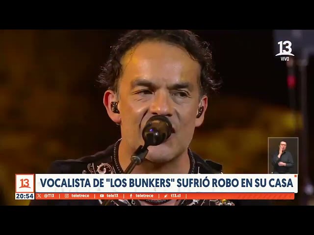 Vocalista de "Los Bunkers" sufrió robo en su casa en Concepción