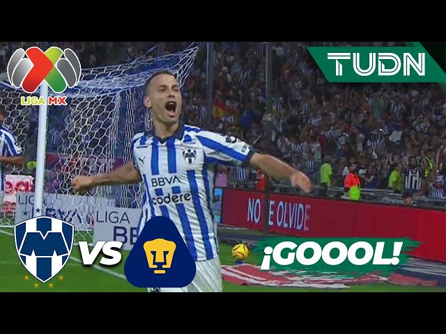 ¡QUÉ GOLAZO! Canales define a lo grande | Monterrey 2-0 Pumas | Liga Mx -CL2024 J10 | TUDN