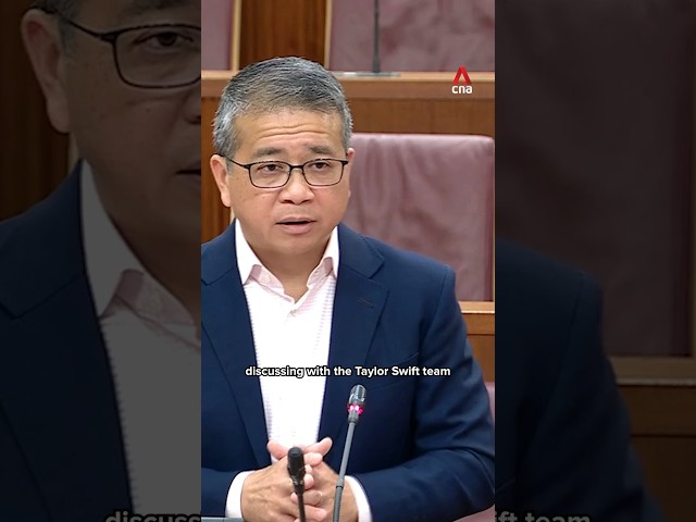 ⁣Government “mindful” to look at situation “holistically” in Taylor Swift negotiations: Edwin Tong