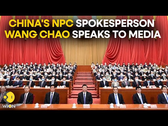 China's annual political meeting 2024: China's NPC spokesperson Wang Chao speaks to media 