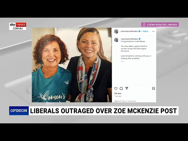 Zoe McKenzie ‘a decent person’ says Liberal MP Keith Wolahan