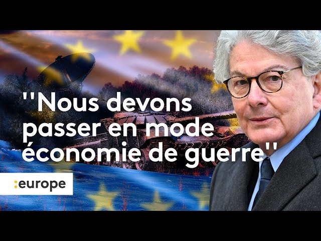 Le commissaire européen Thierry Breton dévoile a stratégie européenne pour l’industrie de défense