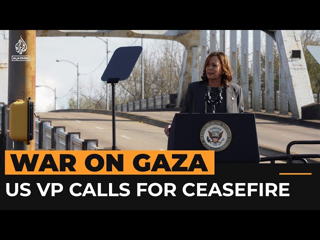 US vice president calls for immediate Gaza ceasefire | Al Jazeera Newsfeed