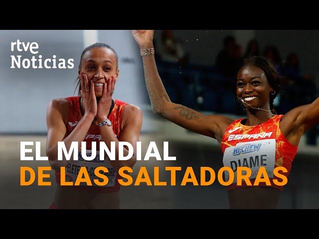 ATLETISMO: PELETEIRO y DIAME, BRONCE en TRIPLE SALTO y SALTO de LONGITUD en GLASGOW | RTVE