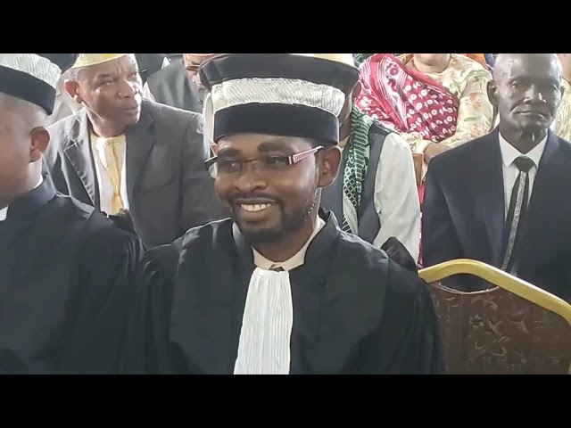 Prestations de serment de 8 juges au palais de justice de Mutsamudu Anjouan