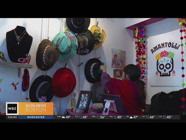 Woman opens Mexican craft shop in Somerville with help from home