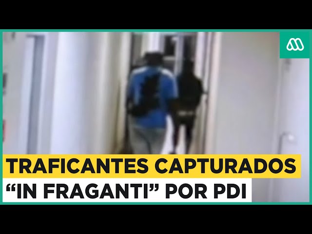 Traficantes capturados "in fraganti": Exitosa operación de la PDI en Estación Central