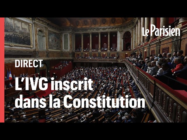  EN DIRECT | IVG dans la Constitution, suivez le vote des parlementaires au congrès à Versailles