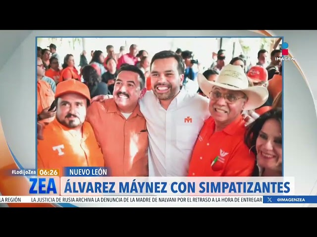 Jorge Álvarez Máynez se reúne con simpatizantes en Nuevo León | Noticias con Francisco Zea