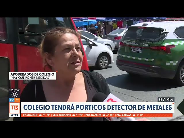 Comienza instalación de pórticos detectores de metales en escuela de Valparaíso