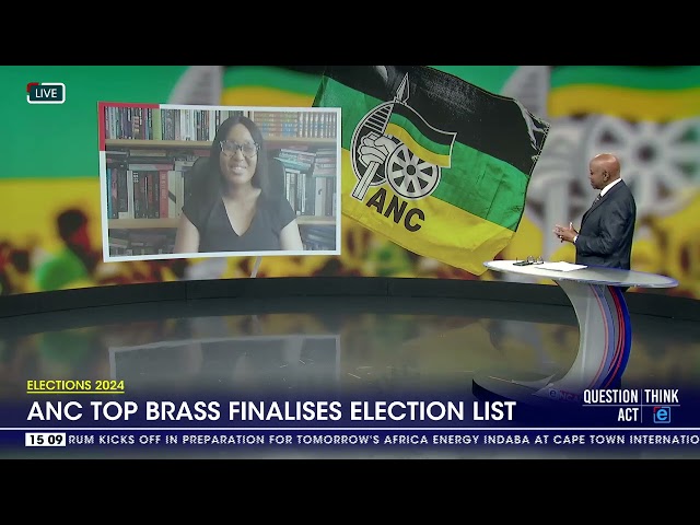 ANC top brass finalises election list