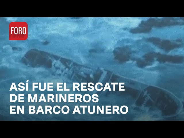 Rescatan a tripulación de barco atunero que encalló en costas de Japón - Expreso de la Mañana