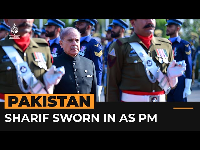 Shehbaz Sharif sworn in as Pakistan's PM for second time | Al Jazeera Newsfeed