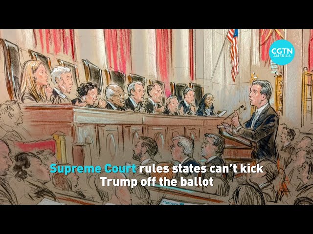 Supreme Court rules states can't kick Trump off the ballot