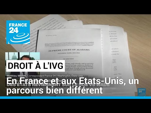 ⁣Droit à l'IVG : en France et aux Etats-Unis, un parcours bien différent • FRANCE 24