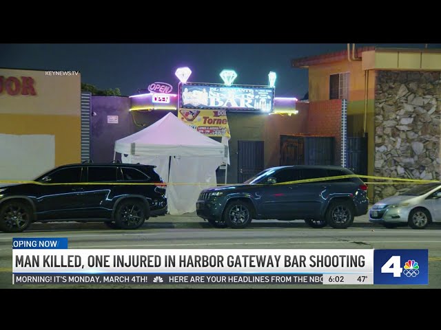 1 killed, 1 injured in Harbor Gateway bar shooting