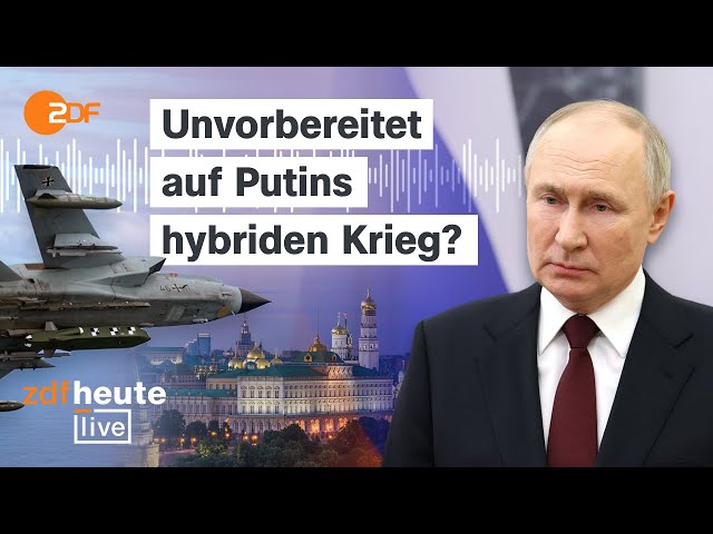 Abhörskandal bei Luftwaffe: Wie Russland Spionage gegen Deutschland einsetzt | ZDFheute live