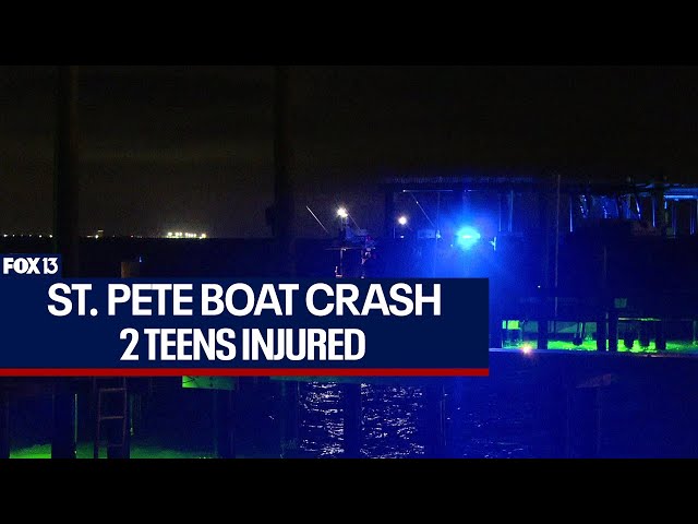 St. Pete boat crash critically injures 2 teenage boys