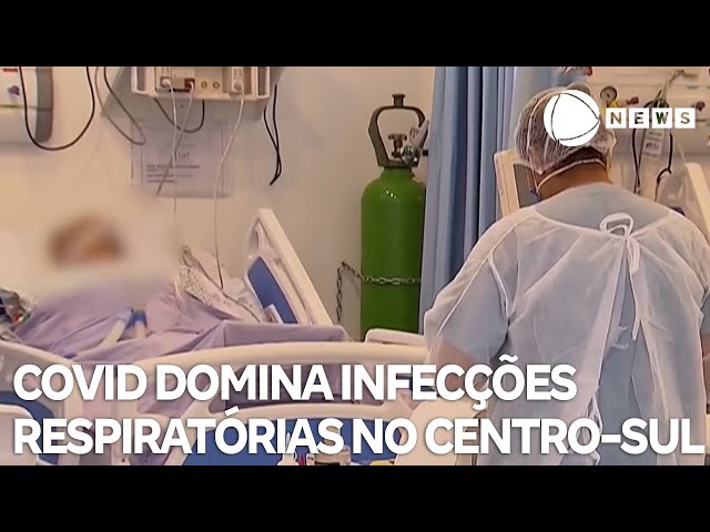 Covid domina infecções respiratórias no Centro-Sul do país