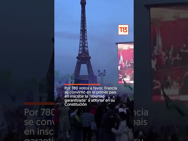 Así fue la celebración en Francia tras histórica votación sobre el aborto