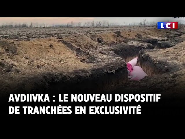 ⁣Avdiivka : découvrez le nouveau dispositif de tranchées en exclusivité