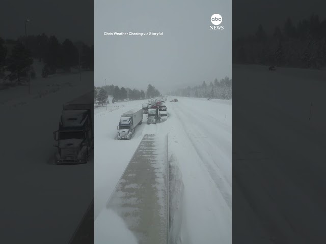 Blizzard slams California's Sierra Nevada mountains