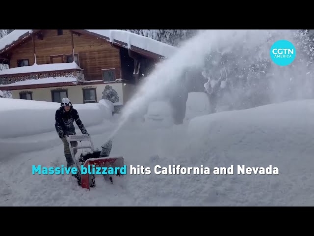 Massive Blizzard hits California and Nevada