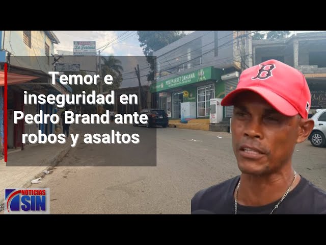 Temor e inseguridad en Pedro Brand ante robos y asaltos