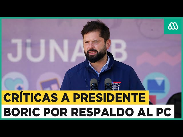 Polémica por tweet del presidente Boric en el que respalda al Partido Comunista