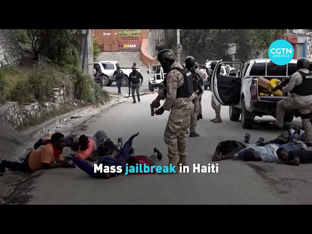 Mass jailbreak in Haiti