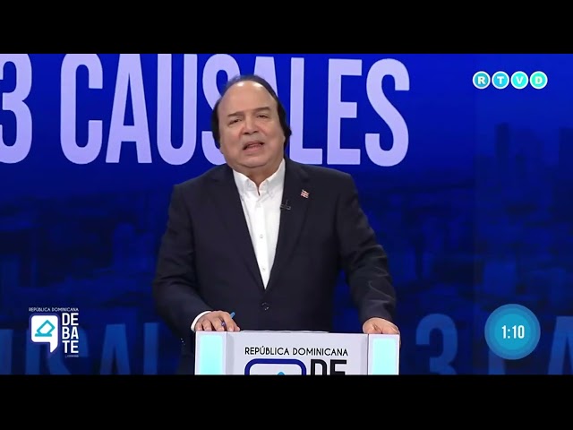 Vinicio Castillo  l Debate electoral l Las Causales