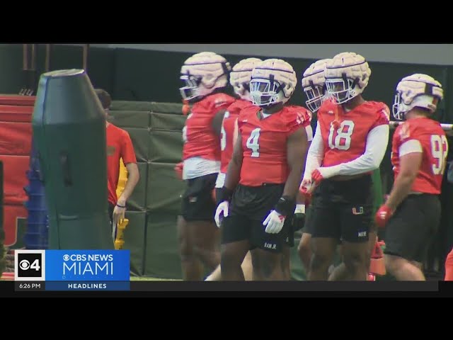 Miami Hurricanes football begins spring training