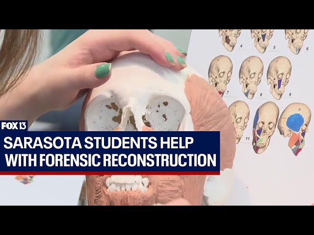 Students in Sarasota help with forensic reconstruction