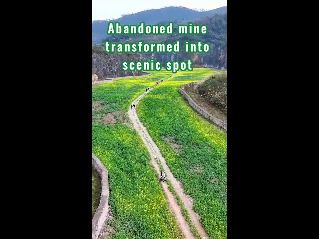 Abandoned mine transformed into scenic spot