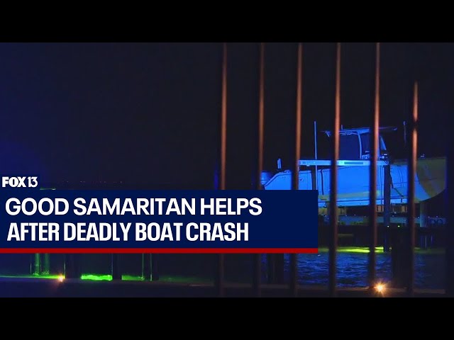 Good Samaritan helps after deadly boat crash in St. Pete