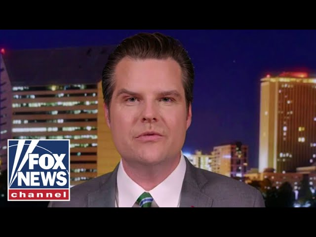 Matt Gaetz: There is something very revealing about Hunter Biden's testimony