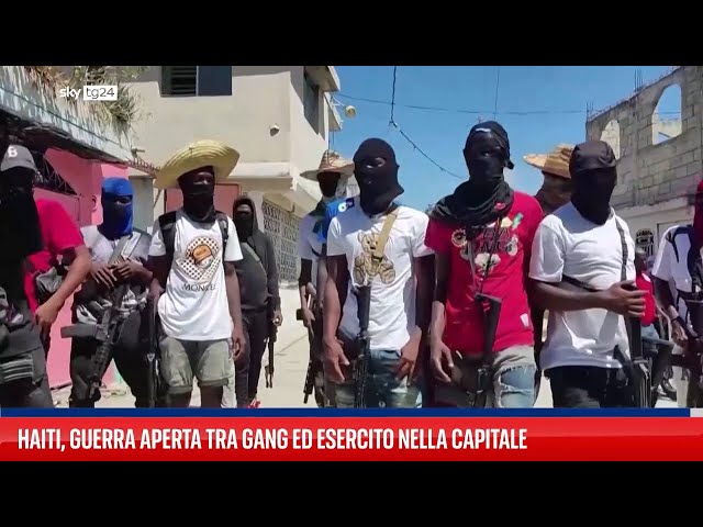 ⁣Haiti, guerra aperta tra gang ed esercito nella capitale