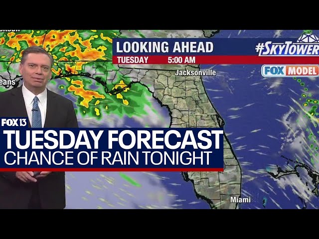 Tampa weather | cold front to bring rain overnight on March 5